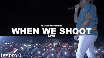 Lil Durk performing 'When We Shoot' Live at SMURKCHELLA