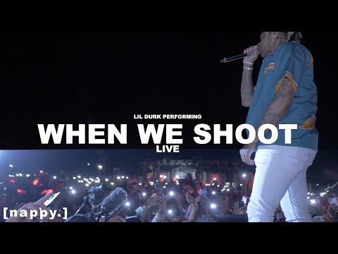 Lil Durk Performing When We Shoot Live At SMURKCHELLA