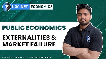 Public Economics UGC NET - Externalities and Market Failure in Hindi