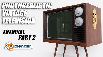 Photorealistic Vintage Television | Blender intermediate tutorial | Part 2 : Modeling