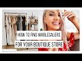 HOW TO FIND WHOLESALERS FOR YOUR ONLINE BOUTIQUE EASY! | BENITA SCHUH