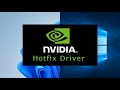 NVIDIA Hotfix Driver 591.67 Fixes Color & Control Panel Issues!
