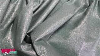 Aqua Glitter Cotton Fabric