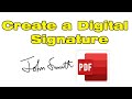 How to create a digital signature in Adobe online
