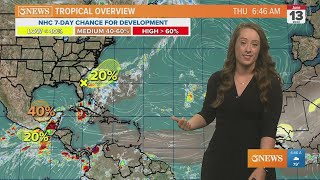 TROPICAL UPDATE: 40% Chance for development in SW Gulf of Mexico