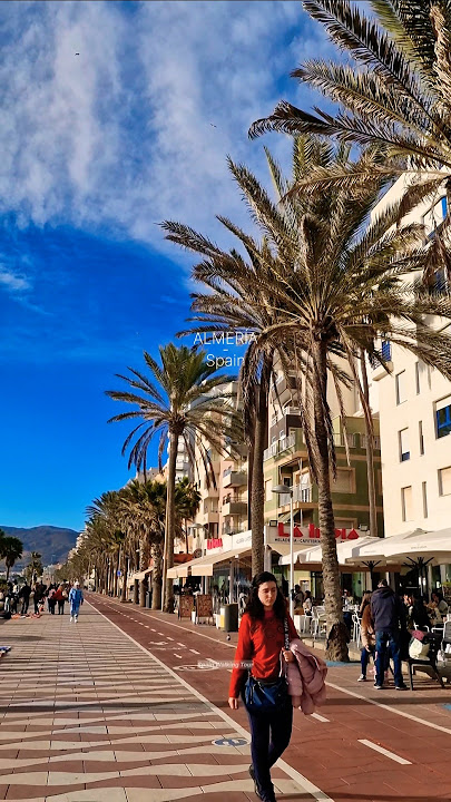 Download lagu 📍ALMERÍA Beach Walk 💙 Europe's Sunniest City ☀️ Andalusia's Most Oriental Capital, Spain #travel