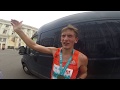 Олег Григорьев после победы на марафоне Белые ночи