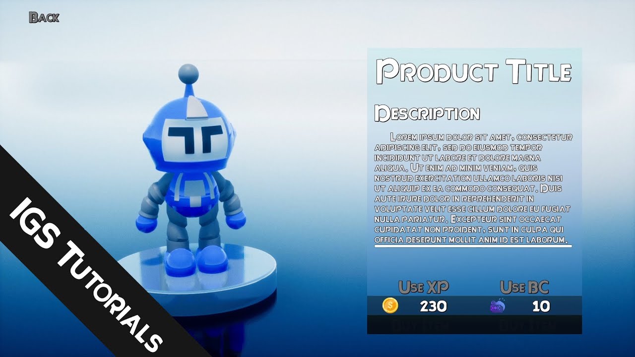 Character Display Podium Interface In Unreal Engine 4 | Atomic Blastman IGS Tutorials