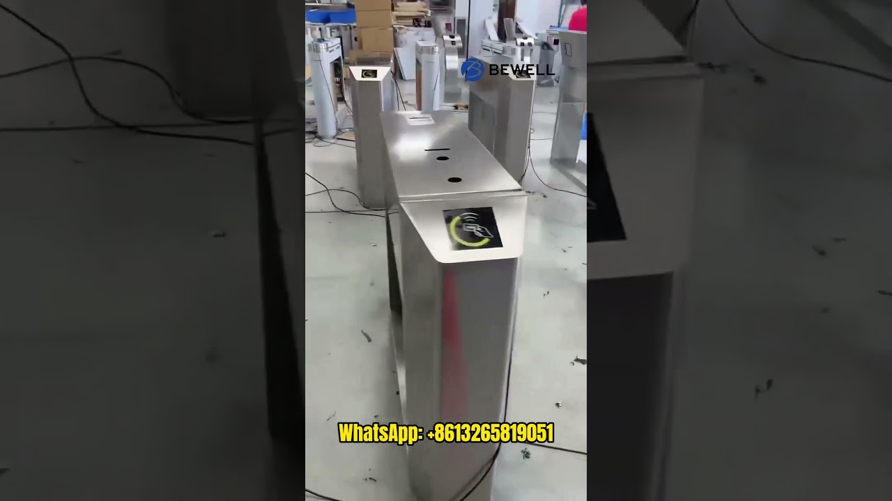 Bewell 304 Stainless Steel Access Control Bridge Tripod Turnstile Gate Sliding