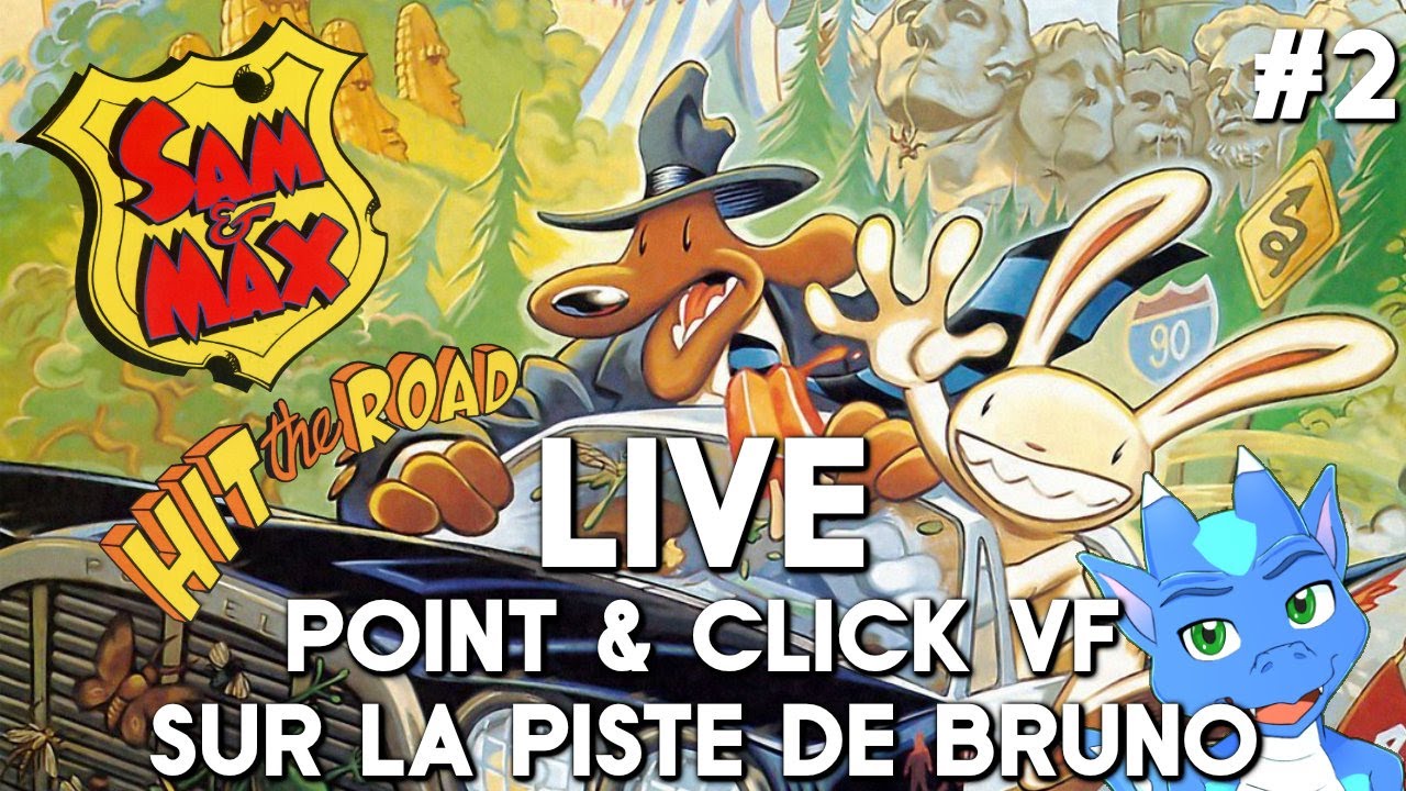 PC FR SAM &amp; MAX HIT THE ROAD VF - Episode 2 - Sur la Piste de Bruno