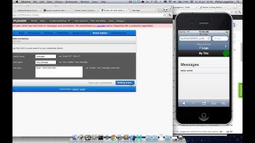 Publishing - Pusher Realtime Web Workshop