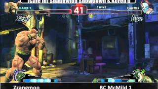 South Korea Shadowloo Showdown 2012 Qualifier - Zzangmoo [Zangief] Vs BC McMild [Vega]