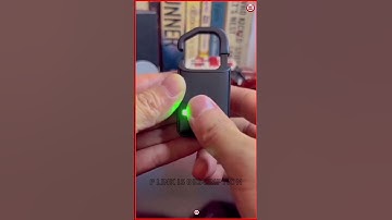 Smart Fingerprint Padlock USB Charging  #youtube #shorts #shortvideo #amazon #youtubeshorts