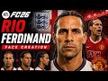 EAFC 26 FACE SERIES: Ep 21 – RIO FERDINAND FACE CREATION | Man United CB Legend Reborn! #viral #mufc