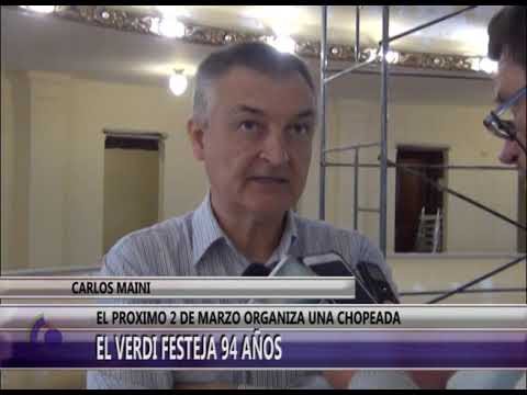 D696 NOTA CARLOS MAINI   EL VERDI FESTEJA 94 AÑOS