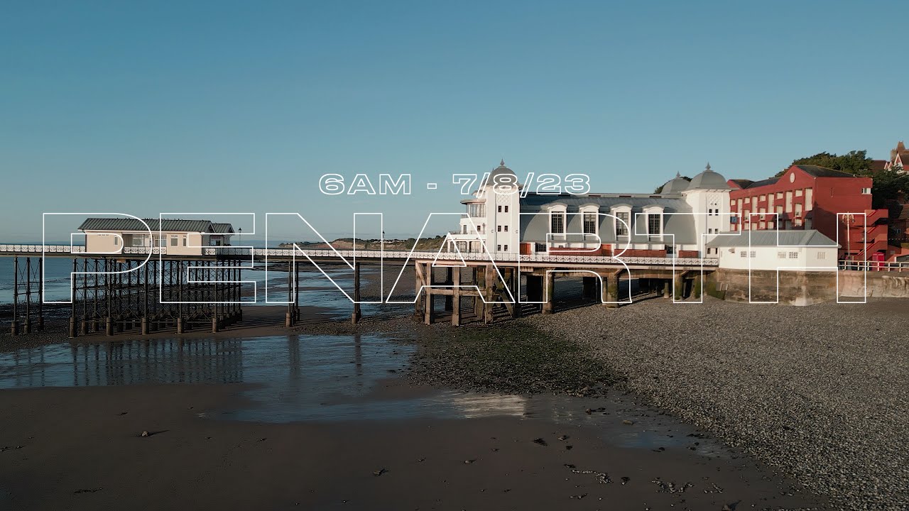 Penarth Pier, Vale of Glamorgan - Cinematic Drone Footage 4K