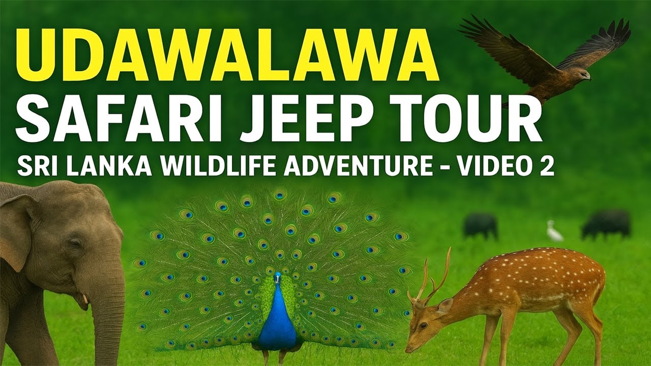 Udawalawa National Park Safari Jeep Tour | Sri Lanka Wildlife Adventure - Video 2
