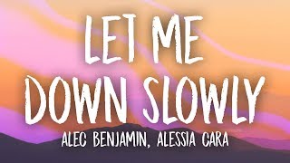 Alec Benjamin, Alessia Cara - Let Me Down Slowly (Lyrics) Resimi