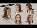 Painting studies  krita timelapse with labels