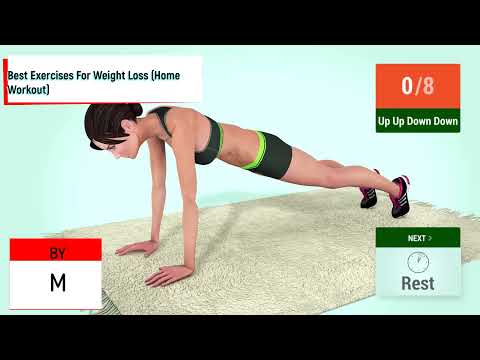 Best Exercises For Weight Loss Home Workout/საუკეთესო ვარჯიშები წონის დაკლებისთვის საშინაო ვარჯიში