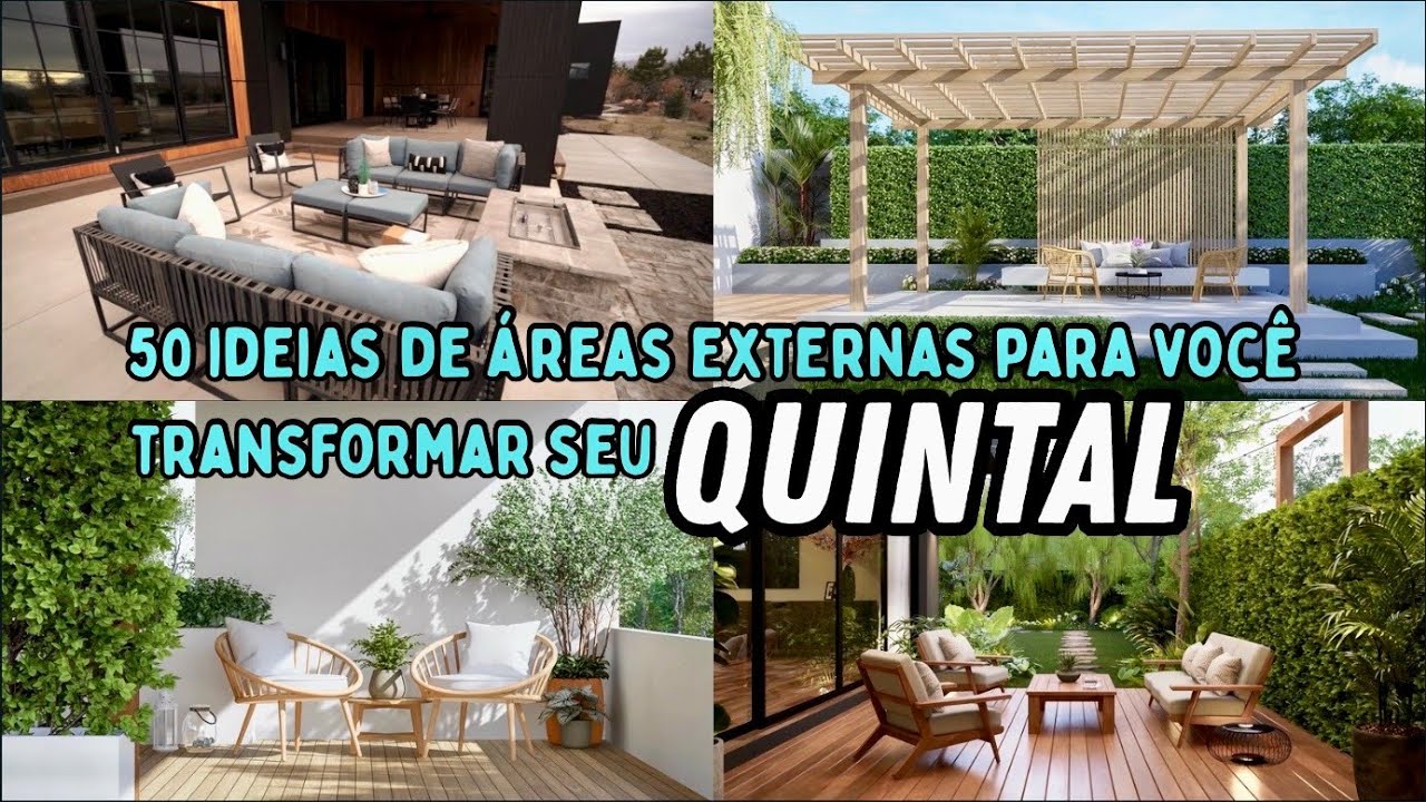 SONHA COM UM CANTINHO EXTERNO PERFEITO? INSPIRE-SE COM ESSES PROJETOS!