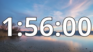1 Hour 56 Minutes Countdown Timer With Alarm Sound At the End (Simple Beep)