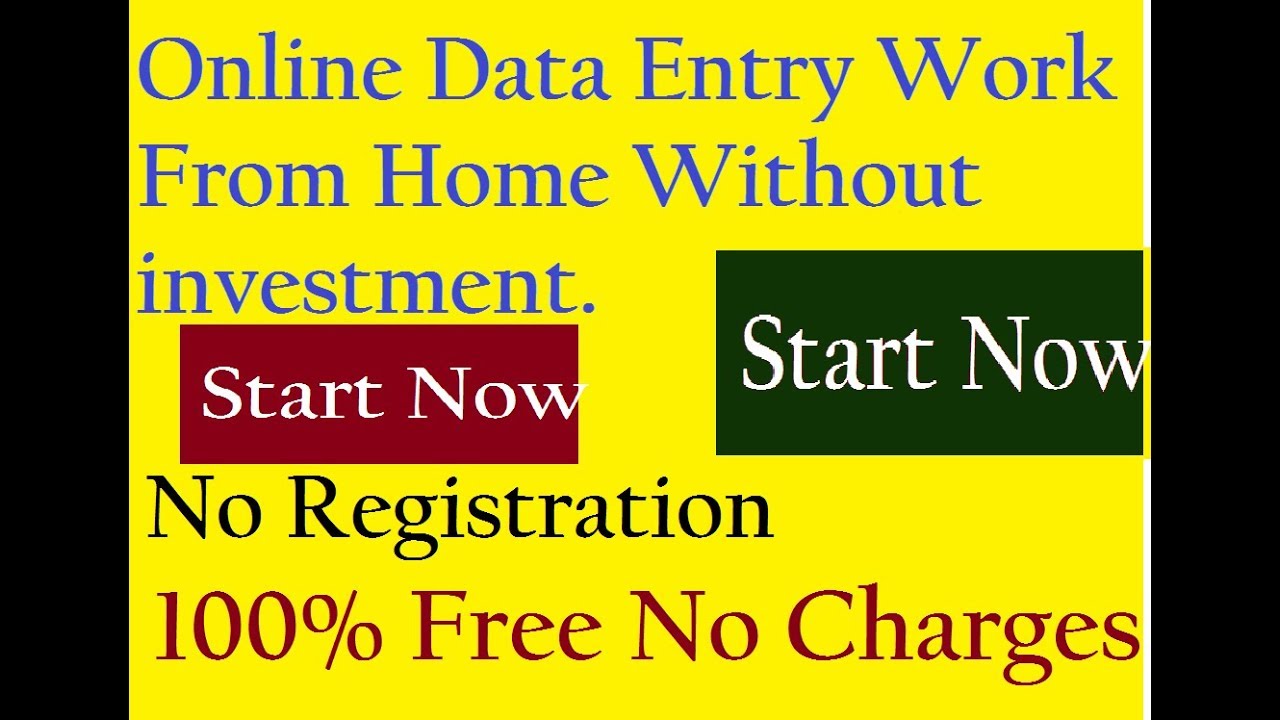 Featured image of post Quikr Jobs Work From Home Without Investment - Online data entry jobs are the easiest work from home online jobs to earn money without investment.