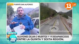 Antes y después de zonas afectadas por aluviones | Bienvenidos