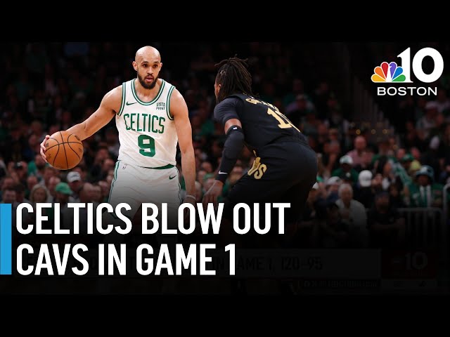 Celtics blow out Cavs in Game 1