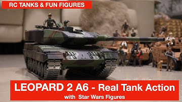 RC TANKS & FUN FIGURES - German Leopard 2 A6  1/16  Sony A7 IV Test