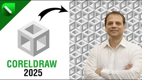 How to Create 3D Geometric Pattern in CorelDRAW | Seamless Cube Design Tutorial