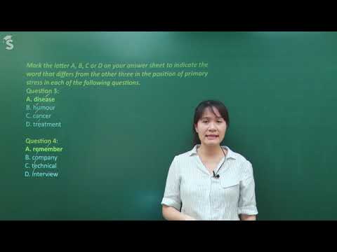 Hướng dẫn giải đề thi minh họa vào lớp 10 (Sở HN) Môn Anh - Cô Quang Thị Hoàn
