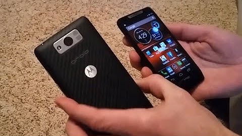 Droid Maxx vs Droid Razr M - 1080 Video Test