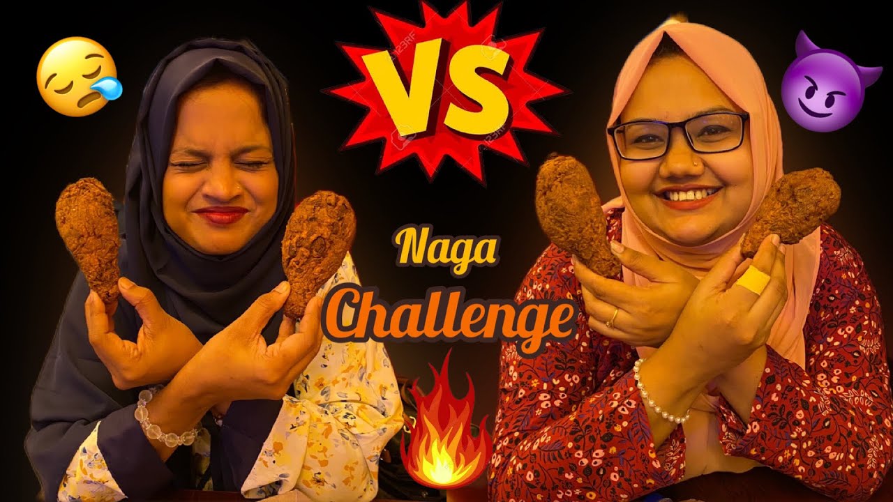 Naga Challenge🌶🌶কে জিতলো?@ummayhabiba নাকি আমি??স্বপ্নে দেখলাম Chillox এর Naga Drums খাচ্ছি 😂