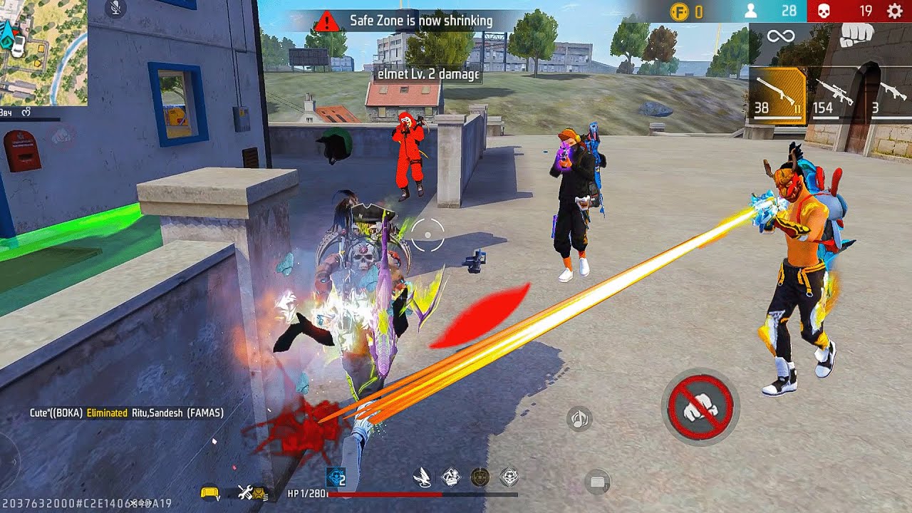 25 Kills 💪 SCAR+MP40 99%Headshot Rate⚡| Solo Vs Squad Full Gameplay | intel i5 🖥 Freefire