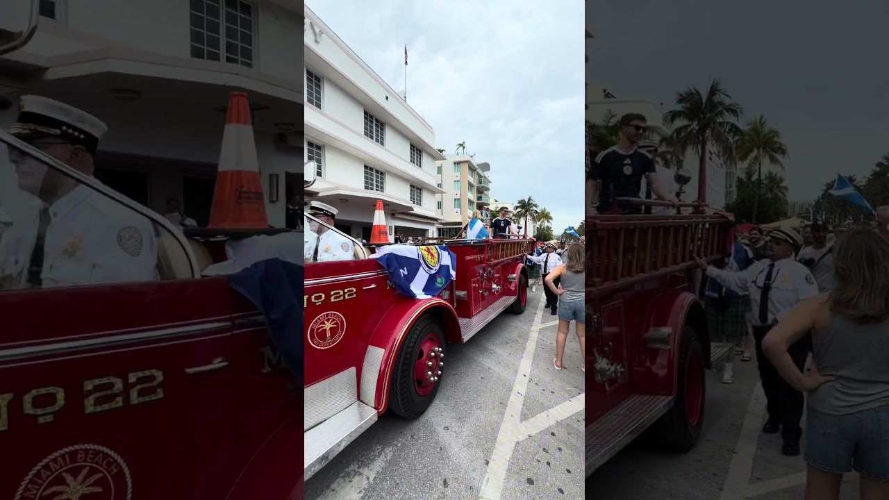 The Tartan Army on Miami Beach 🏝️