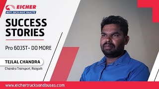 Success Story: Tejlal Chandra's Experience with Eicher Pro 6035T