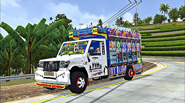 Mahindra Bolero pickup mod bussid || bus simulator indonesia game || @SPGamer07-k4|