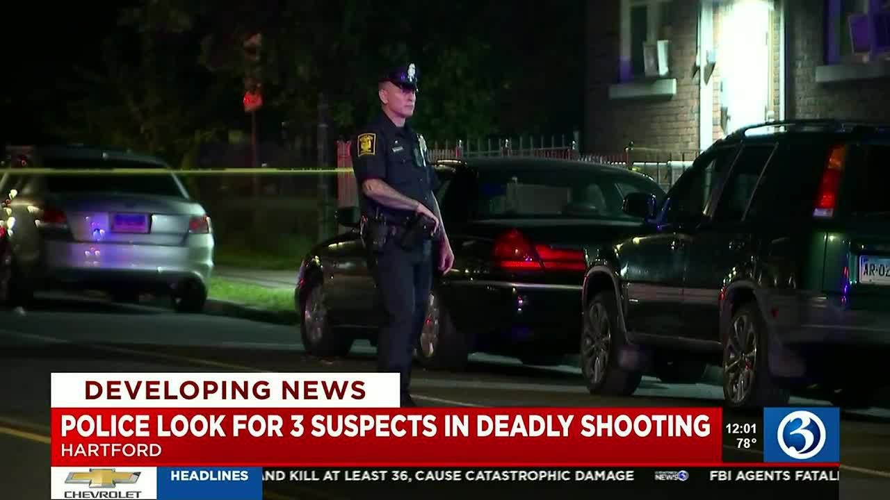 Police look for 3 suspects in deadly shooting - YouTube