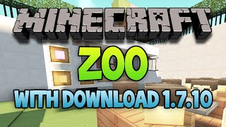 Minecraft Huge Zoo Map All Mobs And More 1.7.10 Download