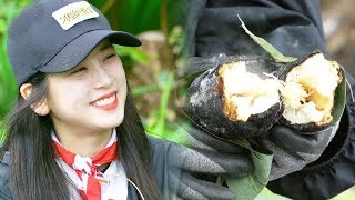 Byung-man’s Tribe, ‘thoroughly satisfied’ with Park Cho-rong’s grilled cassava snack @Law of the ...