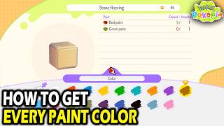 How to get ALL PAINT COLOURS in Pokemon Pokopia