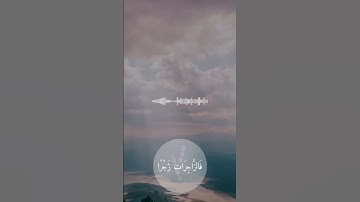 •وَالصَّافَّاتِ صَفًّا ....إِنَّ إِلَهَكُمْ لَوَاحِدٌ• أرح قلبك بتلاوة آيات من الذكر الحكيم 💙