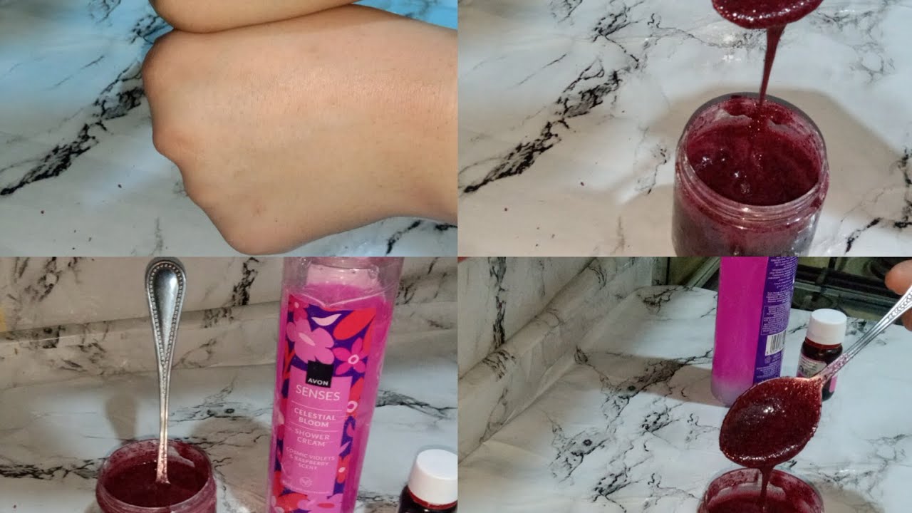 جبت لك تقشير للجسم يخلي جسمك شمعه منوره وهي فتحت في ثانيه شوف الفيديو للاخر