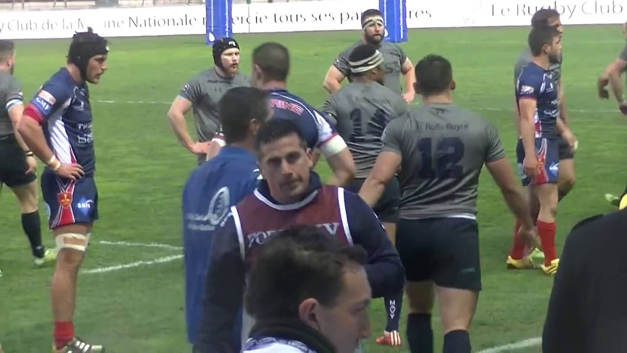 Bagarre Rugby Club de la Marine Nationale vs Royal Navy Crunch Stade