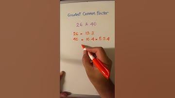 Example 3: Finding the Greatest Common Factor or GCF