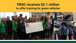 PBSC receives $4.1 million to offer training for green vehicles