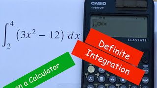 Definite Integration on a Calculator - Corbettmaths