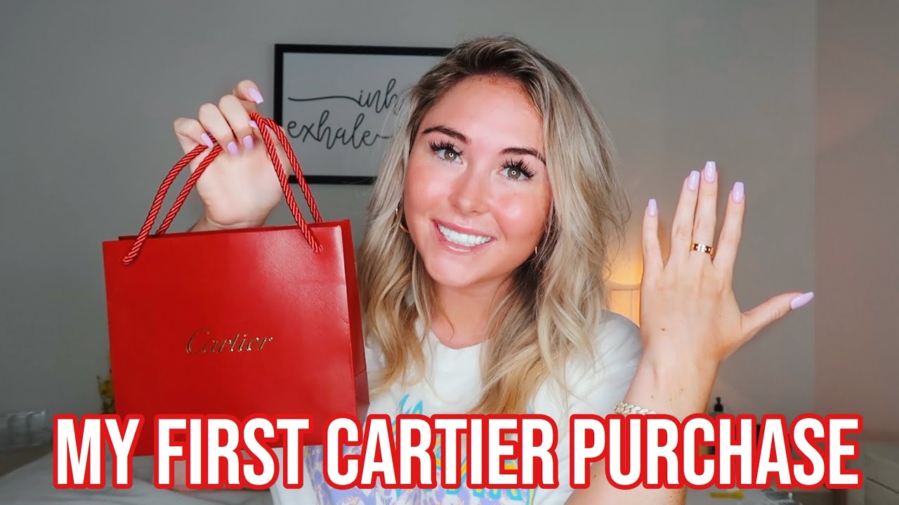 cartier love ring unboxing