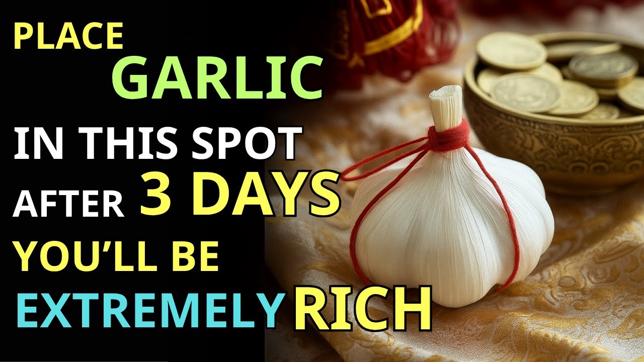 Мастер фэн-шуй советует положить здесь чеснок на 3 дня, и деньги потекут рекой и изменят вашу жизнь.